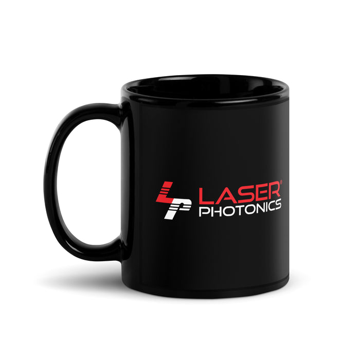 Laser Photonics Black Glossy Mug
