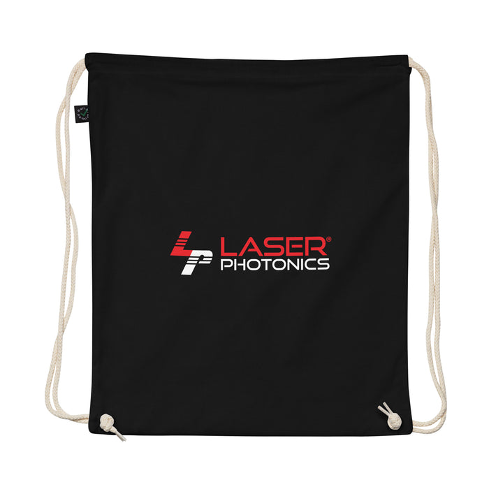 Laser Photonics Organic Cotton Drawstring Bag