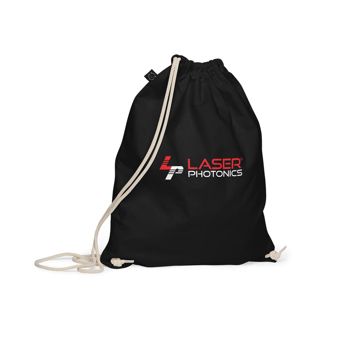 Laser Photonics Organic Cotton Drawstring Bag